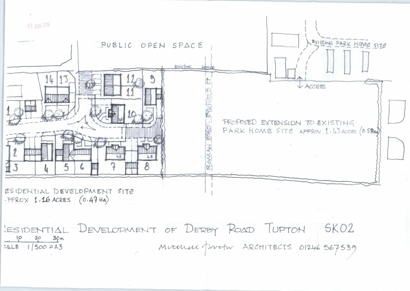 Original plans for houses